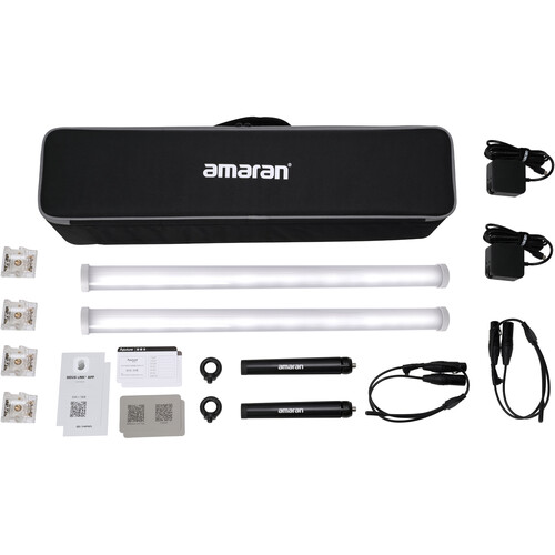 Cвітлодіодна трубка Aputure AMARAN PT2C 2-LIGHT PRODUCTION KIT 2-Foot RGBWW Battery-Powered LED Pixel Tube (AP2K012A11)
