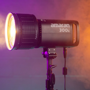 Світло Aputure Amaran 300c Deep Gray RGBWW Point-Source LED (AP40011A12)